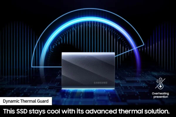 SAMSUNG T9 Portable SSD 4TB, USB 3.2 Gen 2x2 External Solid State Drive, Seq. Read Speeds Up to 2,000MB/s for Gaming, Students and Professionals,MU-PG4T0B/AM, Black (pack of 1) - Image 9