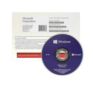 Software Windows 10 Pro 64 bit English OEM License with DVD for 1 PC